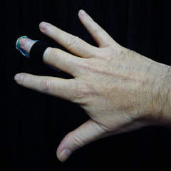 Splinted Injured Long Finger, Hunter Hill, Hagerstown, Maryland,