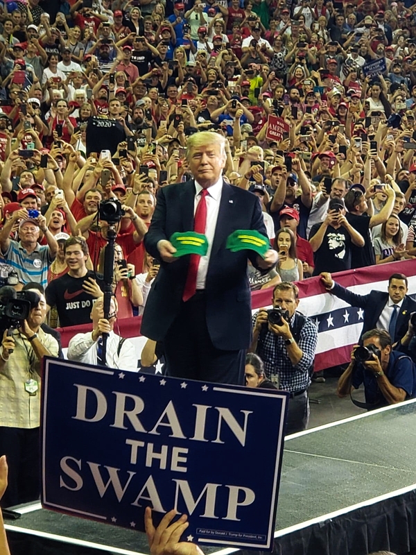 President Donald J. Trump at Rally, Evansville, Indiana, August 30, 2018